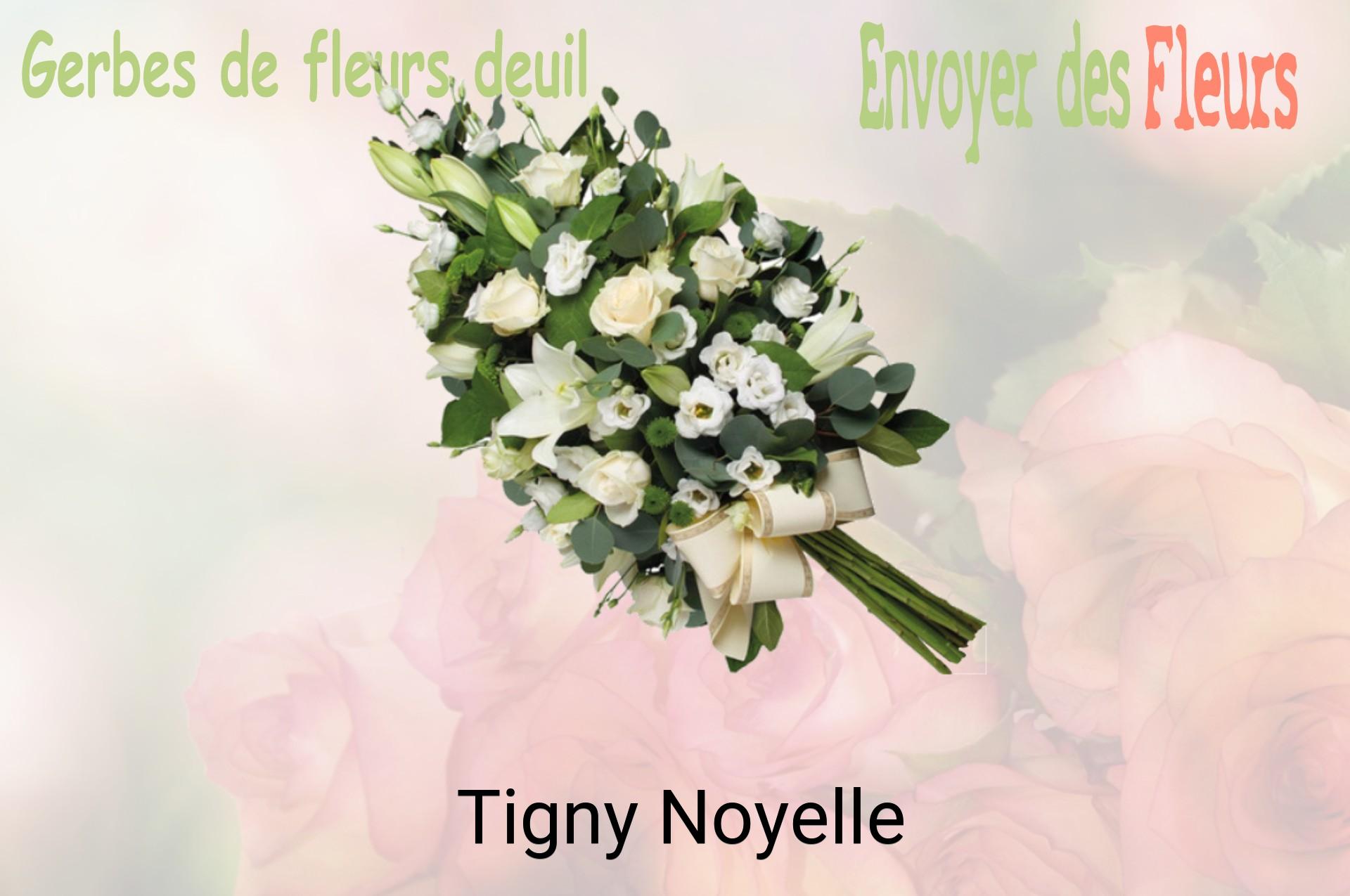 Gerbe de fleurs de deuil livrée à Tigny-Noyelle
